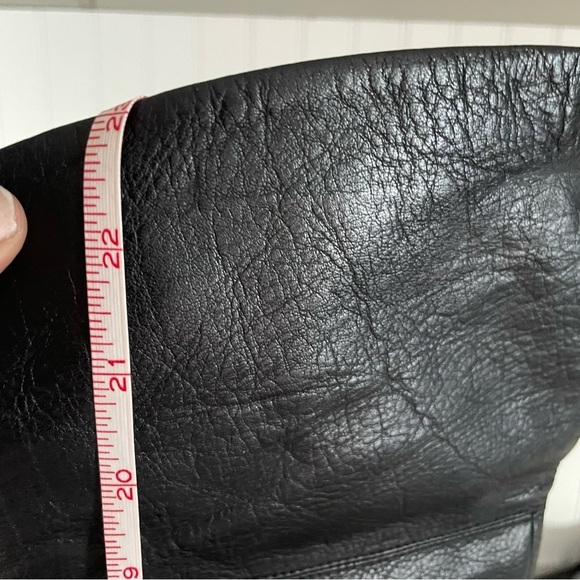 Baldinini Over the Knee/Fold Down Boots in Black Calfskin Leather *Italy* - Picture 12 of 16